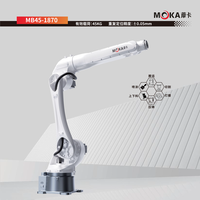 Bras de robot articulé industriel MOKA MB20-2100 à 6 axes avec moteur à engrenages et PLC