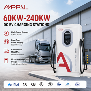AMPPAL 60KW-240KW Wholesale Factory High Power Commercial Dual Gun Fast <strong>Charging</strong> Heavy Duty Floor Mounted DC EV <strong>Charging</strong> <strong>Station</strong> - Product Image 1