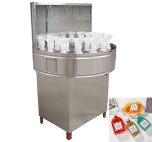 Petite laveuse manuelle en acier inoxydable pour bouteilles en <span class=keywords><strong>verre</strong></span>, plastique et PET pour vignoble - Product Image 1
