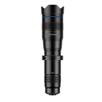 Téléobjectif en verre à zoom optique 4k HD 36x avec revêtement multiple pour smartphone iPhone (199mm)