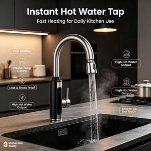 3500w 220v Instantaneous Electric Water Heater <strong>Hot</strong> Water Faucet <strong>Thot</strong> Water Heaters Fast Heating Household Kitchen Bathroom - Product Image 4