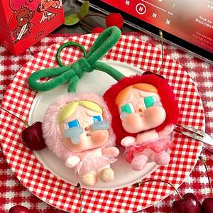 Chaveiro Gêmeos de Vinil Cereja da Série Lágrimas de <span class=keywords><strong>Eros</strong></span>, Boneco de Pelúcia Doce Juntos com Bolsa de Acessórios, Colecionável de Anime - Product Image 4