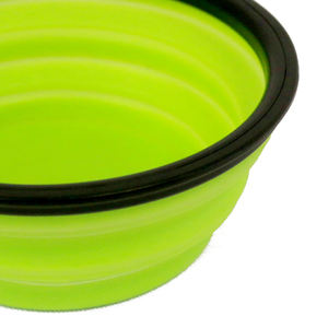 Gamelle pour animaux de compagnie écologique en TPR, 13*7.5*5.5cm, pliable, en forme de bouteille, pour chats, voyage, silicone solide, accès à l'eau pratique - Product Image 2