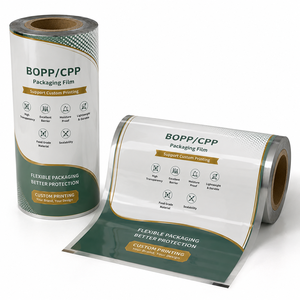 Film d'emballage imprimé sur mesure BOPP/CPP, film plastique laminé, film d'emballage automatique, film d'emballage thermoscellable, film d'emballage en rouleau - Product Image 2