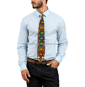 Cravate personnalisée avec images drôles, <span class=keywords><strong>cadeau</strong></span> de <span class=keywords><strong>papa</strong></span>, cravate de père, cravate personnalisée de n'importe quelle croix d'Éthiopie, décorations de fête - Product Image 2