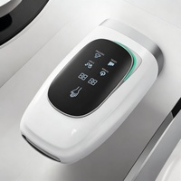 Nouveau masseur de main tendance en ABS avec points de massage, double chauffage, écran LCD, rechargeable par USB, batterie au lithium et fonction de minuterie