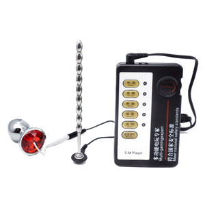 Jouets sexuels pour adultes pour femmes et hommes, stimulateur électrique pour pénis, sonde urétrale, plug anal, stimulateur électro-énergétique, massage - Product Image 1