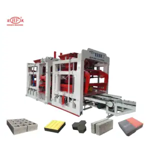 宏发销售砌块成型机QT12-15F全自动水泥制砖机优质水泥砌块制砖机