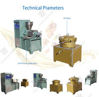 Noix de cajou palmiste soja graines de tournesol arachide vis pressage Extraction expulseur presse à froid huile de cuisson Machine écrou plante
