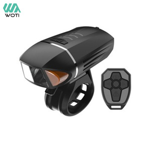 ยูเอลี่ไฟหน้าจักรยาน LED USB ชาร์จใหม่ได้ IPX4 กันน้ำพร้อมรีโมทคอนโทรล 4 โหมดไฟเตือนความปลอดภัย - Product Image 1