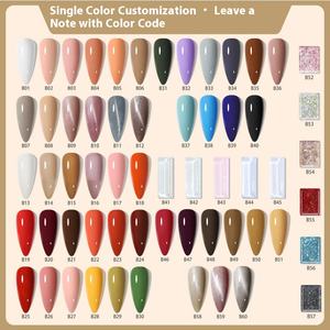 TPO HEMA Free BOMD Gel de <span class=keywords><strong>uñas</strong></span> de alta calidad para salones de <span class=keywords><strong>uñas</strong></span> Popular Otoño e Invierno Clásico Blanco Moda Colores Lámpara LED Fuente Botella Embalaje - Product Image 3