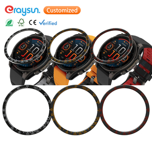 Eraysun Bisel de Metal para <span class=keywords><strong>Garmin</strong></span> Fenix 8 51MM 47MM 43MM Reloj Inteligente Marco de Escala de Tiempo/Velocidad Anillo Protector Parachoques - Product Image 1