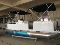 Personnalisé 5m-11m 5.90m Ponton de pêche gonflable personnel en aluminium Yacht de bateau