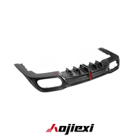 Diffuser belakang gaya CMST untuk Mercedes Benz W213 E350 E450 E53 E63S Sedan 2017-2022 bibir pemisah Bumper belakang serat karbon