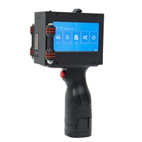 Codificador de Inyección de Tinta TIJ IPS-HH254 Plus, Impresora de Inyección de Tinta Industrial Portátil de 25.4 mm, 1-8 Líneas, Códigos de Barras, Fecha, Cartones, Alta Productividad