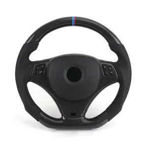 Original E Chassis Volant Carbon Fiber Steering Wheel for BMW E91 E90 E92 E93 E39 E46 E60 E61 E65 E66 E81 E82 E83 Z4 E89 E70 E71