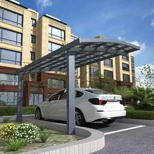 Cochera Moderna Impermeable de Aluminio con Techo de Policarbonato <span class=keywords><strong>para</strong></span> Estacionamiento Exterior - Product Image 3