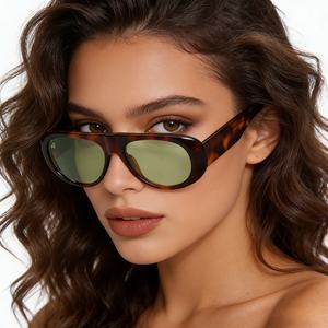 カスタムロゴ偏光サングラス アセテート <span class=keywords><strong>2026</strong></span> ファッションサングラス 高級メガネ レディース ラウンドサングラス - Product Image 4