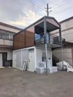 Maison sur remorque avec kit de maison préfabriquée isolée de 20 pieds, sur roues, mini-cabane mobile, kits de maison préfabriquée