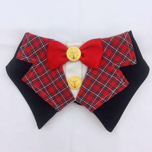 Nuevo Collar para Perro Grande con Estampado Personalizado, Bandana Navideña a Cuadros Rojos y Verdes, Traje con Corbatín, <span class=keywords><strong>Accesorios</strong></span> de Disfraces para Mascotas - Product Image 4