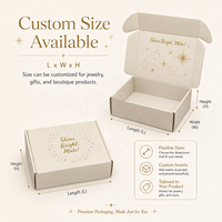 Emballages cadeaux écologiques personnalisés avec bande détachable, boîtes d'emballage pour boucles d'oreilles, colliers, bijoux, cartons personnalisés