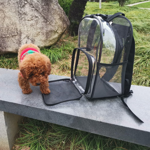 Pet bag/<b>backpack</b>/school bag/PVC transparent dog bag/<b>cat</b> bag/portable large capacity dog bag - Product Image 2