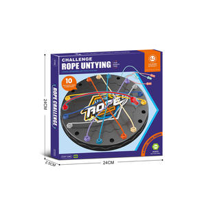 Juego de Rompecabezas de Cuerdas, 10 Piezas, Juego de Desenredar Cuerdas Retorcidas, Desafío de Estrategia, Rompecabezas de Nudos, para Viajes y Fiestas - Product Image 6