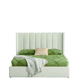 Mobilier de chambre à coucher Direct de l'usine Tête de <span class=keywords><strong>lit</strong></span> moderne Queen Size blanche Cadre de <span class=keywords><strong>lit</strong></span> rembourré Plate-forme de <span class=keywords><strong>lit</strong></span> pleine grandeur <span class=keywords><strong>2</strong></span> personnes - Product Image 4