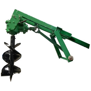 Machine à creuser au boutonnière, couleur bleue, avec moteur, pour usage agricole, plantation d'arbres - Product Image 5