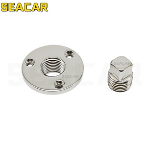 Seacar Stainless Steel Drain <b>Plug</b> 316 Marine Boat Deck Fitting Water Seal Valve - Product Image 3