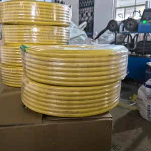 5 Layers Pvc Agricultural Irrigation Soft Flexible High Pressure 8.5mm 10mm Yellow Korea Spray Hose Pipe