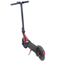 Scooter à suspension avant avec moteur sans balais de 250 W, batterie au lithium étanche de 36 V 10,4 Ah, autonomie de 25 à 30 km, vitesse de 30 km/h, charge maximale de 100 kg
