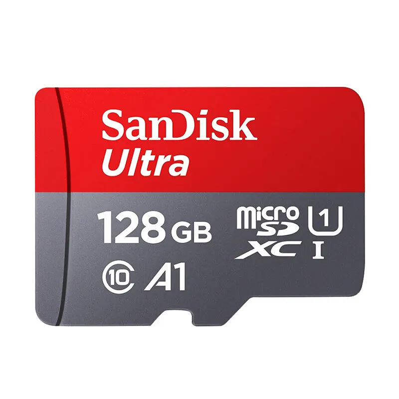 San disk-tarjeta de memoria micro sd tf ultra Class 10 U3 A1, 100% Original, venta al por mayor, 128 Original, 32gb, 64gb, 256gb, Flash