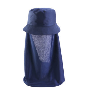 Gathertop Vente en gros Logo personnalisé Accessoires de cheveux Chapeau d'été <span class=keywords><strong>avec</strong></span> cape Polyester Spandex Couleur unie <span class=keywords><strong>Hijab</strong></span> Seau pour les femmes - Product Image 3