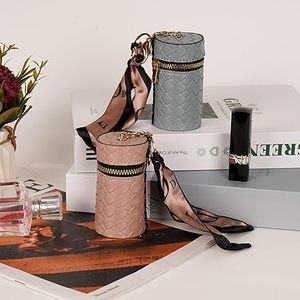 Pochette de rangement pour rouges à lèvres avec pendentif clé en métal doré, mini-écharpe décorative multifonctionnelle, peut être accrochée à n'importe quel sac de rangement pour clés - Product Image 5