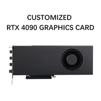 New Custom Gaming Graphics Card 24GB GDDR6X Fan-Cooled PCI-E 5.0 DP*3 Port 16384 Cores Desktop 8K VR Support 450W Factory Outlet