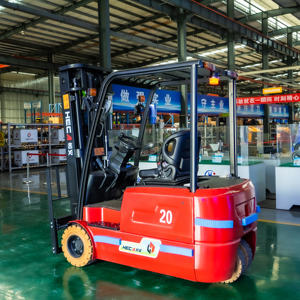 Carretilla elevadora eléctrica de 3 ruedas marca OEM Shantui, camión de rueda de tres puntos con batería de litio 1,6 T 1,8 T 2T Triplex Mast 4,5 m 5M 6m Reach - Product Image 6