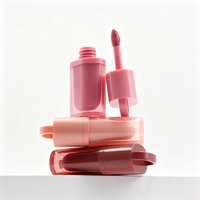 Gloss à lèvres minéral de marque privée, tube suspendable, hydratant, rouge à lèvres liquide haute brillance, végan