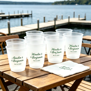 Vaso de Plástico Reciclable de Alta Calidad de 12 oz, Vaso Desechable para Bebidas Frías de Grado Alimenticio para Mascotas con Tapa, para Banquetes, Reuniones de Empresa, Bodas, Bares - Product Image 1