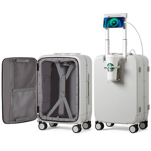 Fabricant de bagages chinois, bagages élégants, <span class=keywords><strong>valise</strong></span> rigide en <span class=keywords><strong>polycarbonate</strong></span> avec cadre en <span class=keywords><strong>aluminium</strong></span> et port de charge - Product Image 2