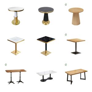 Vente en gros d'usine de meubles de salon commerciaux en bois cabine de restauration d'hôtel chaises de café ensemble de <span class=keywords><strong>table</strong></span> à manger de café - Product Image 6