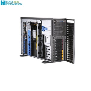 جهاز GS840 M3 4U للتركيب على الرف أو البرج مع معالج Nvidia A40 GPU، معالجين Intel Xeon Gold 6348، ذاكرة DDR4 256 جيجابايت بسرعة 3200، 16 فتحة، قرص صلب PCIe 4.0 NVMe <span class=keywords><strong>M</strong></span>.2 سعة 6 تيرابايت، قرص صلب SATA سعة 1 تيرابايت، هيكل تيتانيوم - Product Image 2