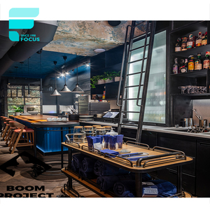 Hiện Đại Nhà Hàng Quán Cà Phê Cửa Hàng Đồ Nội Thất MDF Cà Phê Truy Cập Bàn Gỗ Và Cafe Ghế - Product Image 5