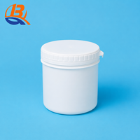 Vente en gros usine – Pot en plastique HDPE de 150 ml et 1 L de qualité alimentaire, à large ouverture, avec couvercle à vis facile à ouvrir, translucide, pour snacks, bonbons et biscuits