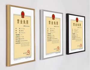 <span class=keywords><strong>OEM</strong></span> ODM School Honor Award Certificat de <span class=keywords><strong>licence</strong></span> commerciale Affichage Cadre photo Spécialité A4 Cadre photo en aluminium - Product Image 4
