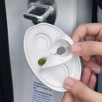Couvre-serrure de porte de voiture en silicone, protection silencieuse, absorption des chocs, réduction du bruit, anti-poussière, anti-rouille, couvre-boucle de verrouillage de porte de voiture