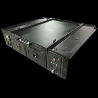 Organisateur de benne de camionnette intégré, boîte de rangement, armoire utilitaire, système d'eau et d'alimentation pour GMC Sierra Canyon Pickup Truck Camper