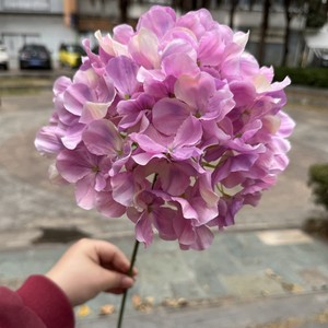 ฉากหลังม่านดอกไฮเดรนเยียประดิษฐ์ ตกแต่งแบบน้ำตก สำหรับถ่ายรูปงานแต่งงาน วันวาเลนไทน์  ตกแต่งผนังด้วยดอกไม้ - Product Image 3