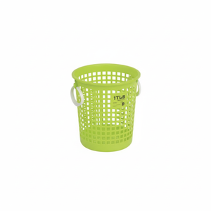 Inomata Panier de rangement rond vert pour anneaux - Product Image 1
