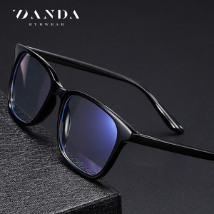 Tr90 Anti Blue Light <b>Eyeglasses</b> Full Rim Rectangle Unisex 6919 Lightweight Transparent <b>Frames</b> For Men Women - Product Image 2